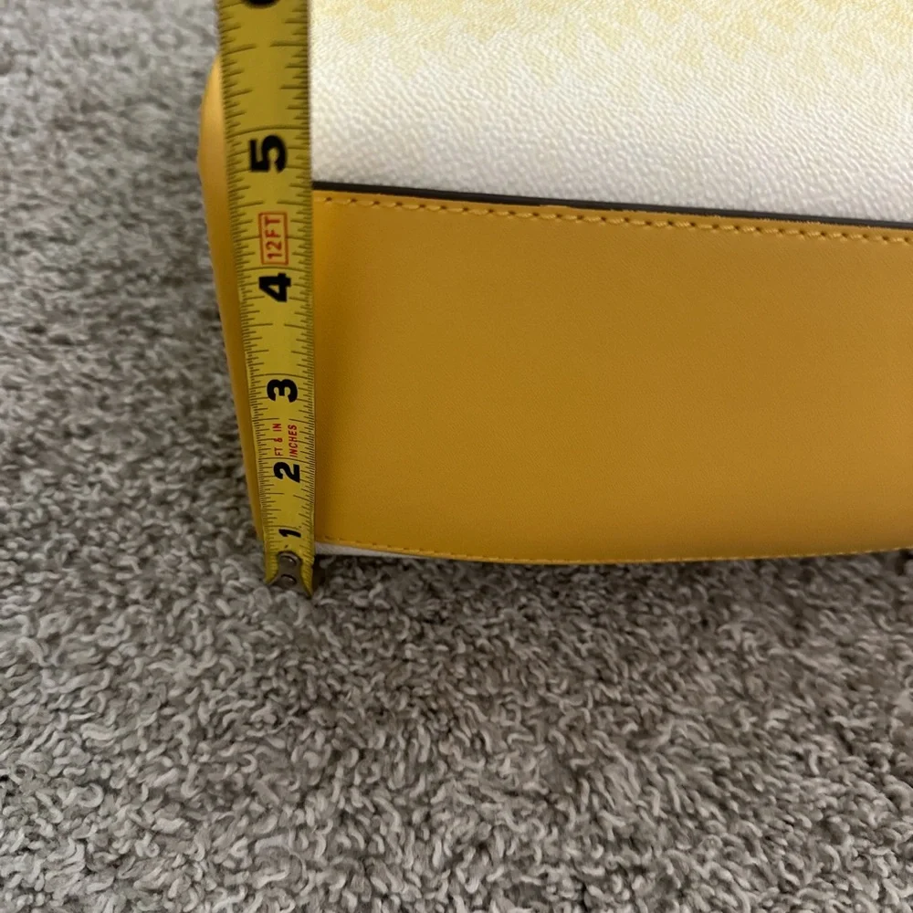 Michael Michael Kors Mirella Yellow Logo Medium Tote Bag